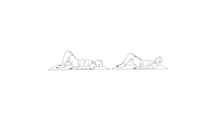 Man exercising Body Hollow Hold.