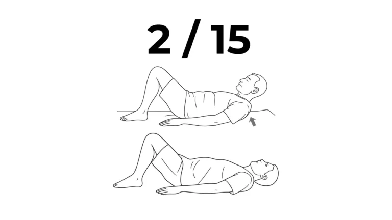 Beginner calisthenics hollow hold level 2 showing shoulder lift and start position on floor