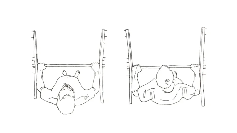 Beginner calisthenics seated pull chair level 2 showing start and pull up positions